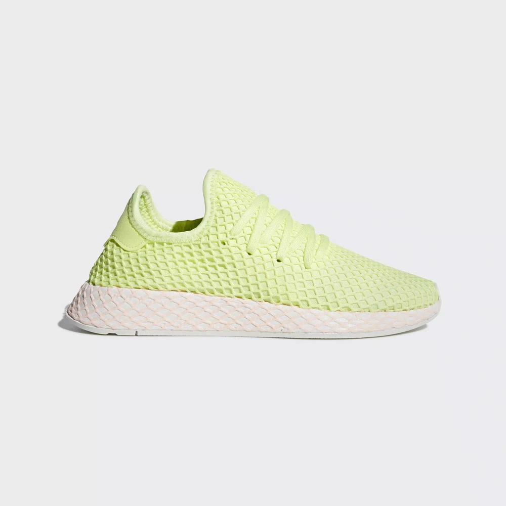 Adidas Deerupt Tenis Amarillos Para Mujer (MX-58882)